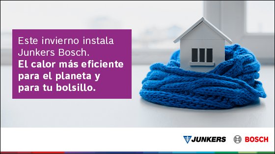 El calor más eficiente para el planeta y el bolsillo con la nueva campaña de Junkers Bosch