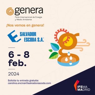 Salvador Escoda S.A presentará sus últimas NOVEDADES en renovables en GENERA 2024