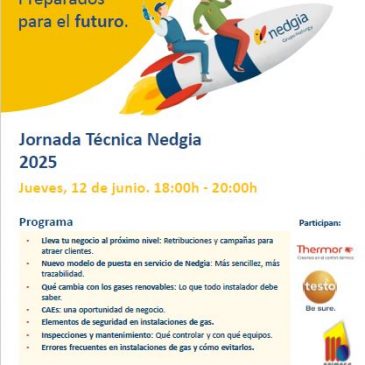 Jornada Presencial NEDGIA. Jueves 12 de junio en APIMAGC