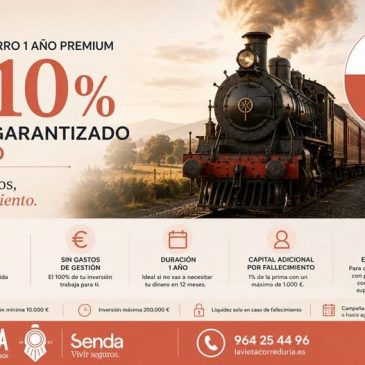 Oportunidad exclusiva de ahorro: 3,10 % neto y 100 % garantizado durante 1 año.