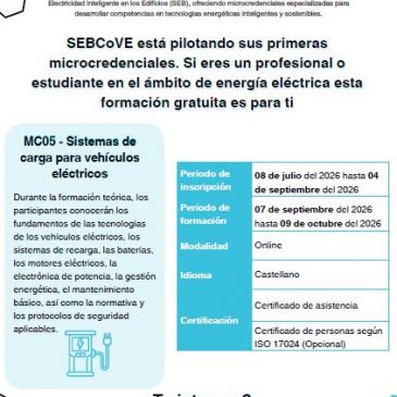 Curso Piloto SECoVE. Electricidad Inteligente en Edificios. Sistemas de Carga para Vehículos Eléctricos.